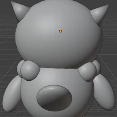 Mô hình 3D Oshawott Chibi đáng yêu - File in 3D chất lượng cao