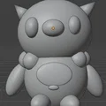 Mô hình 3D Oshawott Chibi đáng yêu - File in 3D chất lượng cao - Thumbnail 3