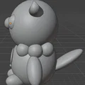 Mô hình 3D Oshawott Chibi đáng yêu - File in 3D chất lượng cao - Thumbnail 4