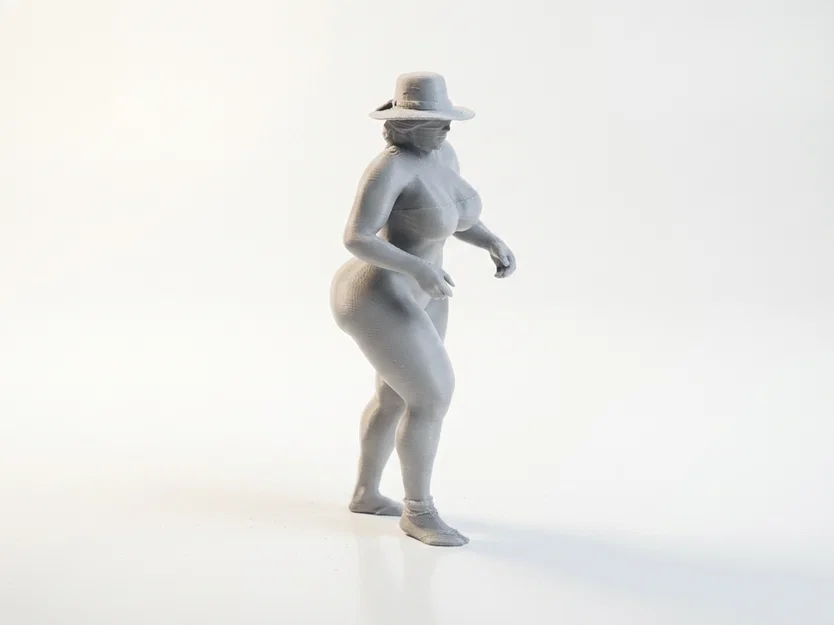 Mô hình nhân vật nữ đầy đặn - File in 3D - Image 1