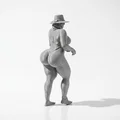 Mô hình nhân vật nữ đầy đặn - File in 3D - Thumbnail 2