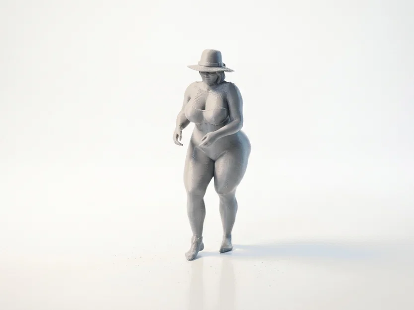 Mô hình nhân vật nữ đầy đặn - File in 3D - Image 4
