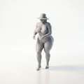 Mô hình nhân vật nữ đầy đặn - File in 3D - Thumbnail 4