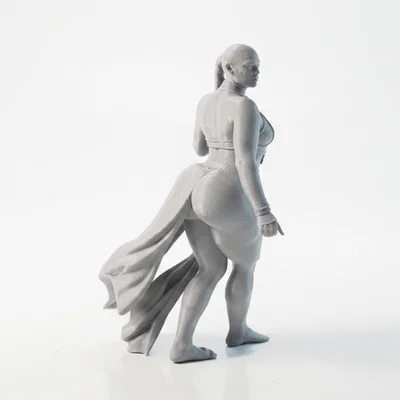 Mô hình nữ chiến binh Fantasy 'Thick Lady' - File in 3D