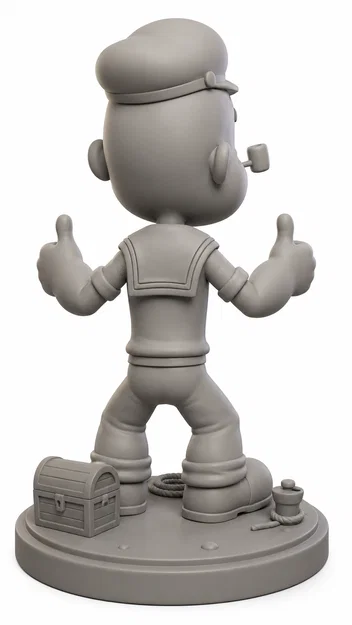 Mô hình 3D thủy thủ Popeye cực chất cho người hâm mộ hoạt hình - Image 6