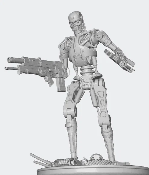 Mô hình T-800 tỷ lệ 28mm - Chiến binh Skynet sắc nét - Image 1