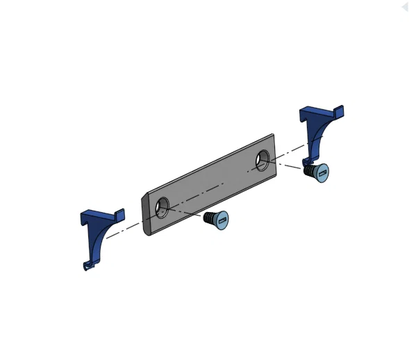 Giá Treo Tua Vít Gắn Pegboard - Thanh Rail và Vít Modul - Image 5