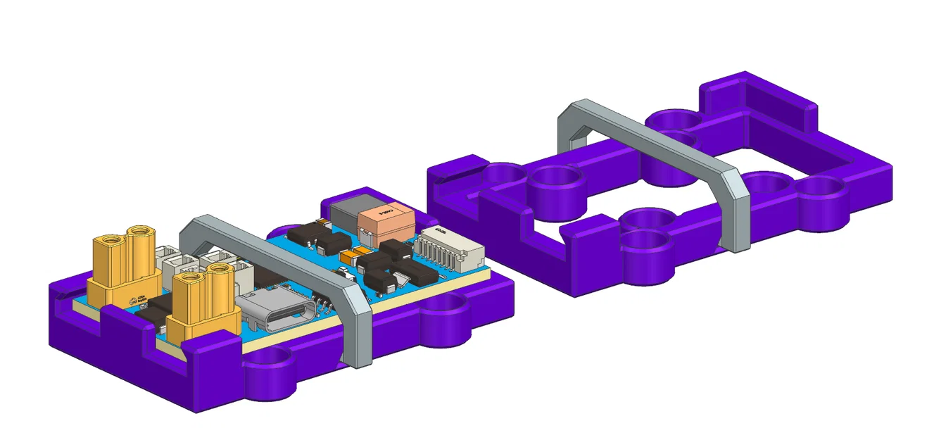 Khung giá đỡ 4in1 Trifolium Cradle cho mạch ESC 30x30mm 20x20mm - Image 1