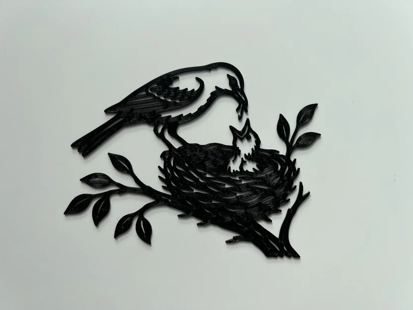 Tranh treo tường nghệ thuật chim Birds Wall Art #1 in 3D - Image 1