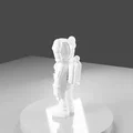 Mô hình lính không quân phong cách Kaws - Thumbnail 5