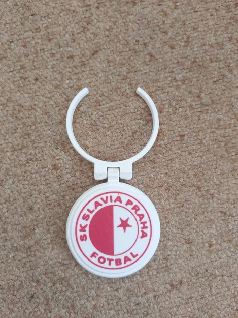 Biểu tượng Slavia Praha trang trí nắp lon bia 3D - Image 3