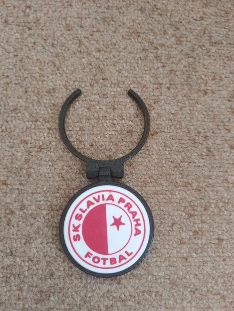 Biểu tượng Slavia Praha trang trí nắp lon bia 3D - Image 4