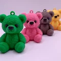 Mô hình gấu bông Teddy 3D đáng yêu làm móc khóa treo trang trí - Thumbnail 1