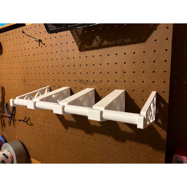 Giá treo cuộn nhựa in 3D gắn bảng đục lỗ (Pegboard Mount) - Image 1