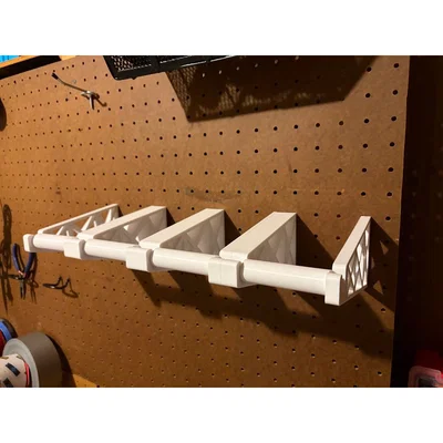 Giá treo cuộn nhựa in 3D gắn bảng đục lỗ (Pegboard Mount)