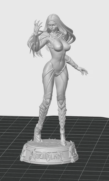 Mô hình 3D Witchblade Sara cực kỳ chi tiết cho người sưu tầm - Image 2