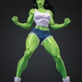 Mô hình 3D nhân vật She-Hulk mạnh mẽ cho người sưu tầm - Thumbnail 1