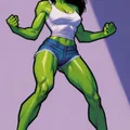 Mô hình 3D nhân vật She-Hulk mạnh mẽ cho người sưu tầm - Thumbnail 4