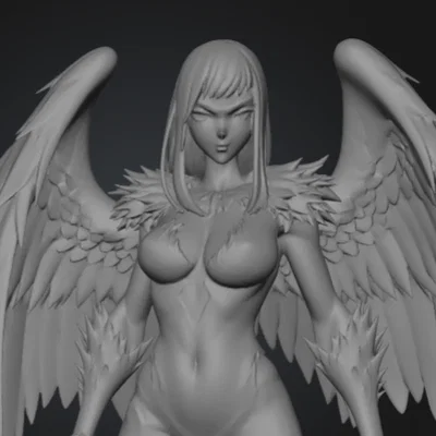 Mô hình 3D Harpy đầy chi tiết cho game nhập vai Dungeons & Dragons