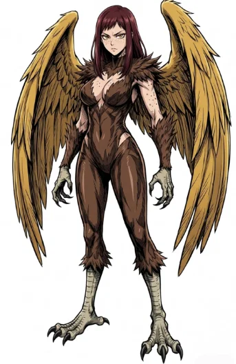 Mô hình 3D Harpy đầy chi tiết cho game nhập vai Dungeons & Dragons - Image 5