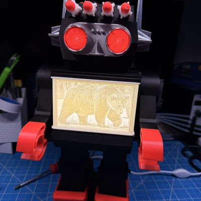 NEPTUNE ROBOT - Đèn ngủ phong cách Retro