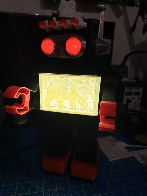 NEPTUNE ROBOT - Đèn ngủ phong cách Retro - Image 2