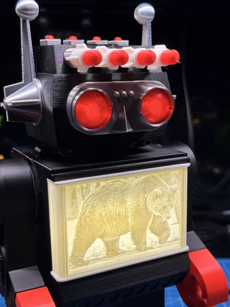 NEPTUNE ROBOT - Đèn ngủ phong cách Retro - Image 3