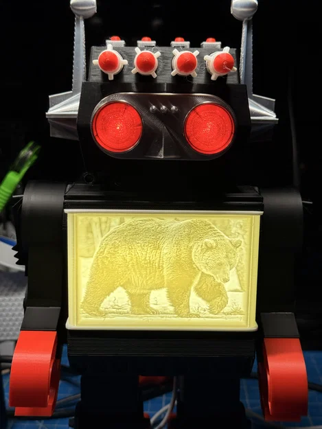 NEPTUNE ROBOT - Đèn ngủ phong cách Retro - Image 4