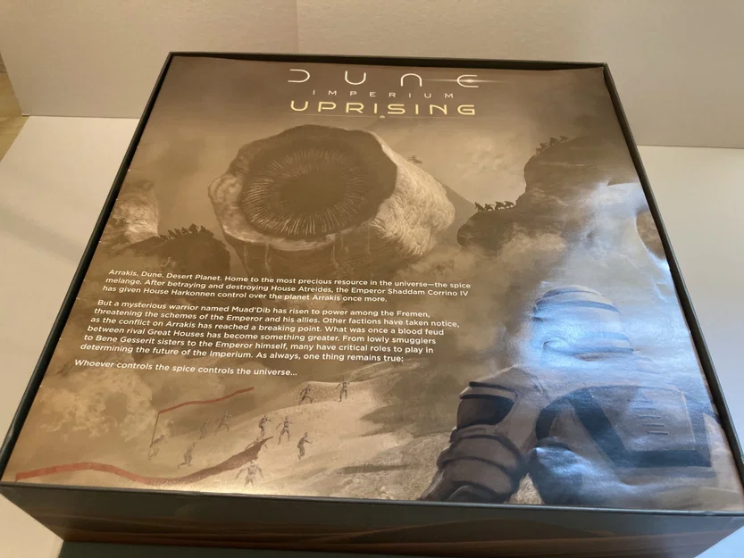 Khay đựng và nắp đậy mô hình Sandworm cho Dune Imperium - Image 8