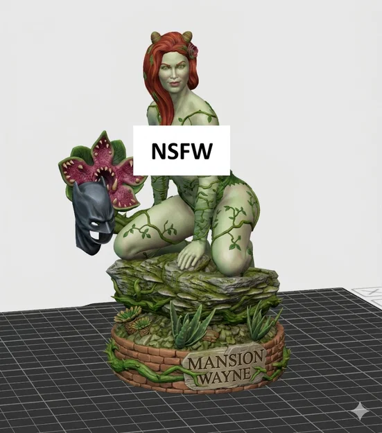 Mô hình 3D Poison Ivy Mansion Wayne đầy quyến rũ cho người sưu tầm - Image 1