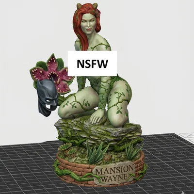 Mô hình 3D Poison Ivy Mansion Wayne đầy quyến rũ cho người sưu tầm