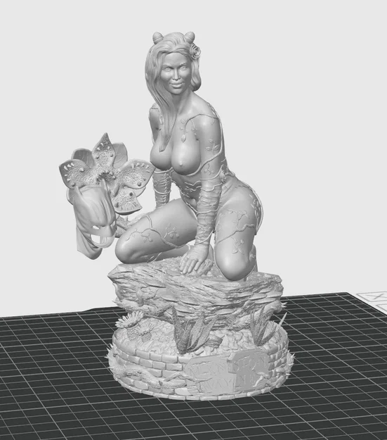 Mô hình 3D Poison Ivy Mansion Wayne đầy quyến rũ cho người sưu tầm - Image 2