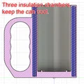Cốc giữ nhiệt cho lon nước với ba ngăn cách khí - Thumbnail 2