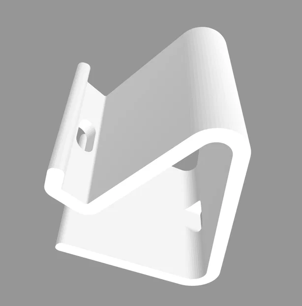 Giá đỡ điện thoại để bàn thiết kế đơn giản từ Fusion 360 - Image 1