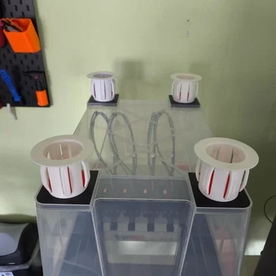 Giá đỡ adapter cuộn in Snapmaker U1 cho thùng Ikea Samla