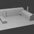 Mô hình kiến trúc trường học Jokirannan (Jokirannan koulu) in 3D - Thumbnail 1