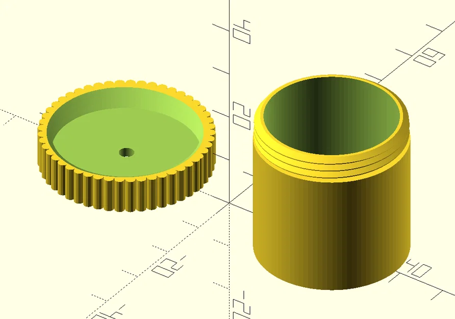 Hộp ống vặn ren tùy chỉnh (Parametric threaded box) - Image 1