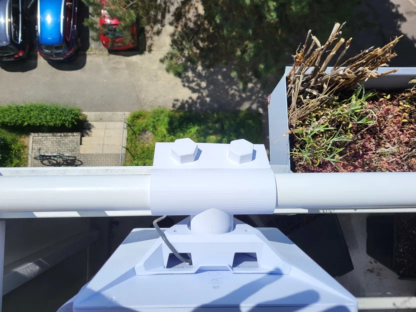 Giá treo Starlink gắn lan can ban công tự in 3D chắc chắn - Image 2