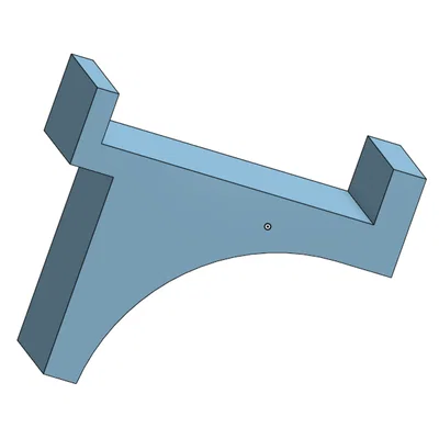 Pat đỡ kệ tủ lạnh trưng bày 3D (Fridge Rack Holder Long)