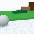 Mô hình Mini-golf Để Bàn Tự In 3D Độc Đáo - Thumbnail 4