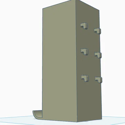 Hộp đựng túi dọn vệ sinh thú cưng gắn bảng IKEA SKADIS