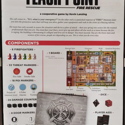 Bộ khay đựng (organizer) cho game Flash Point: Fire Rescue