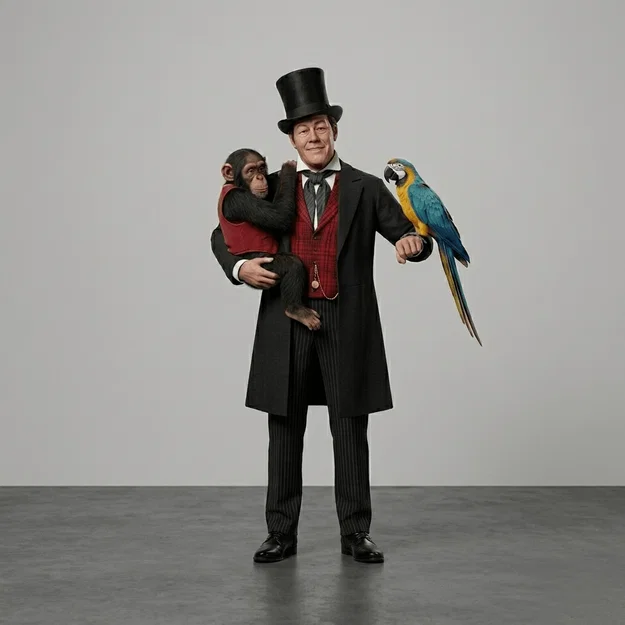 Mô hình 3D Bác sĩ Doolittle (Rex Harrison) và những người bạn - Image 1