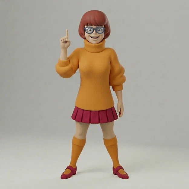 Mô hình 3D Velma Dinkley trong Scooby-Doo (1969) để in ấn - Image 1