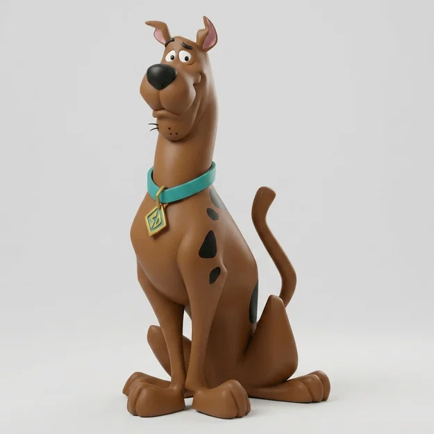 Mô hình 3D chú chó Scooby-Doo (phiên bản 1969) sắc nét - Image 1