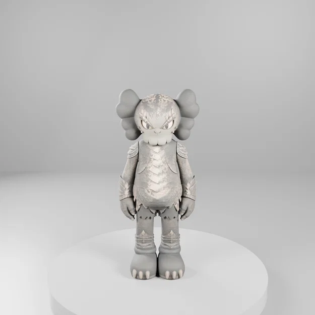 Mô hình Dragon x Kaws - Thiết kế cách điệu cực chất - Image 1