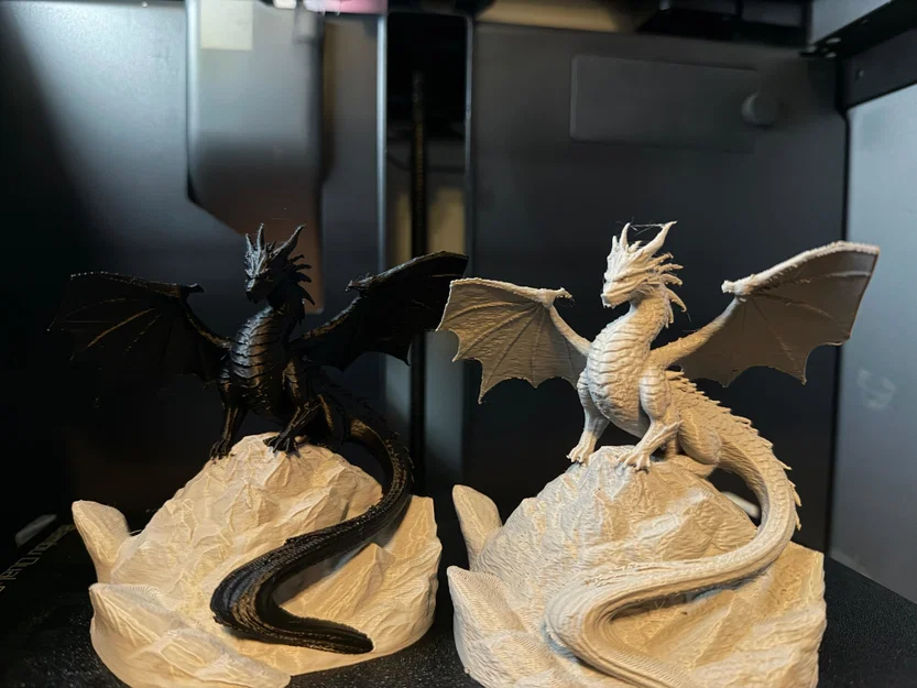 Mountain Sentinel Dragon | Rồng canh giữ núi non | Dễ in - Image 1