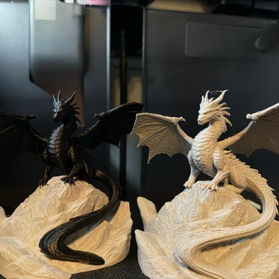 Mountain Sentinel Dragon | Rồng canh giữ núi non | Dễ in