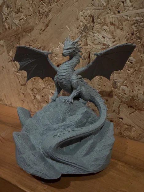 Mountain Sentinel Dragon | Rồng canh giữ núi non | Dễ in - Image 2