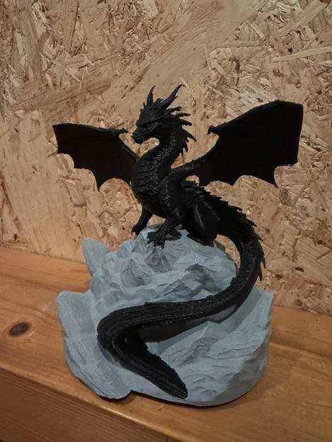 Mountain Sentinel Dragon | Rồng canh giữ núi non | Dễ in - Image 3